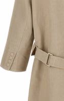 Beige Linen Coat 4