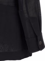 Black Virgin Wool Blouse 4