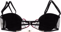 Black Polyamide Bra 2