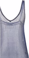 Blue Polyamide Long Dress 3