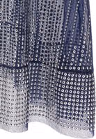 Blue Polyamide Long Dress 4