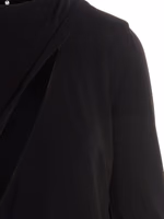 فستان قصير أسود من الفيسكوز 3