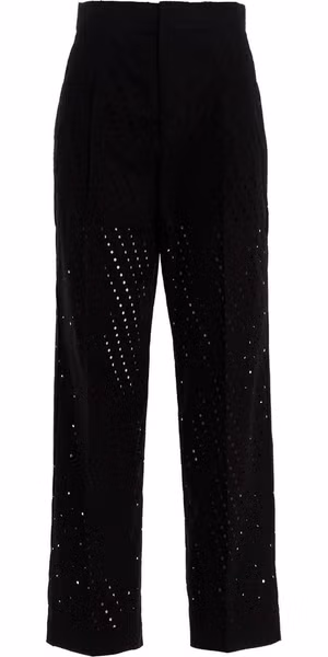 Black Cotton Pants