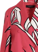 Fuchsia Cotton Blazer 3