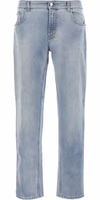 Blue Cotton Slim Fit Jeans 1