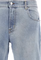 Blue Cotton Slim Fit Jeans 3