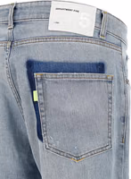 Blue Cotton Slim Fit Jeans 4
