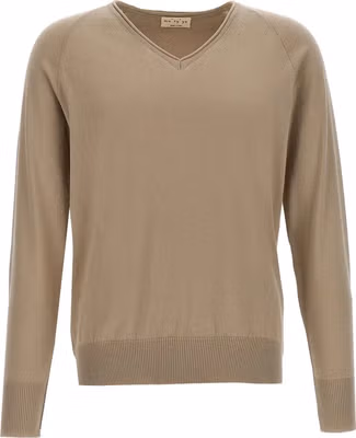 Beige Cotton Cardigan