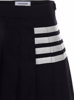 Blue Wool Long Skirt 3
