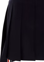 Blue Wool Long Skirt 4