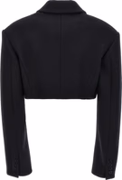 Black Wool Full-Length Jacket 2