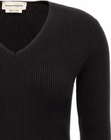 Black Wool Cardigan 3