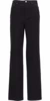 Black Cotton High-Waisted Jean 1