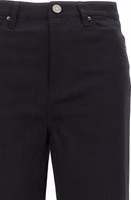 Black Cotton High-Waisted Jean 3