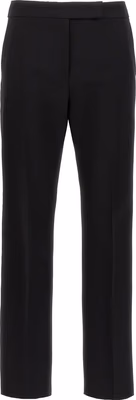 Black Virgin Wool Dress Pants