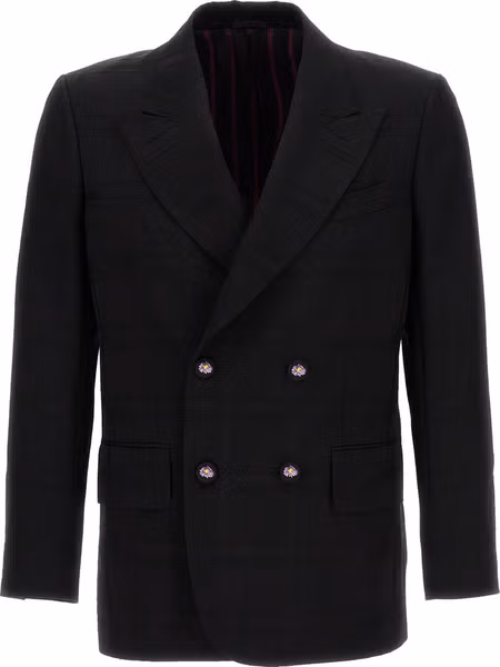 Black Virgin Wool Blazer