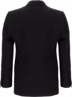 Black Virgin Wool Blazer 2