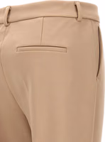 Beige Polyester Dress Pants 4