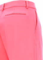 Fuchsia Virgin Wool Casual Pants 4