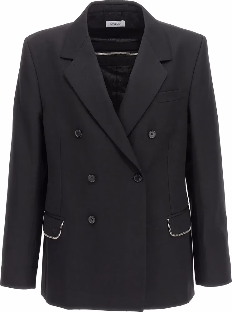 Black Virgin Wool Blazer