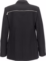 Black Virgin Wool Blazer 2