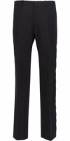 Black Virgin Wool Dress Pants 1