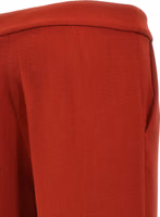 Red Virgin Wool Pants 4