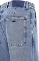 Blue Cotton Relaxed Fit Jeans 4