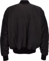 Black Polyester Bomber 2