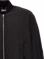 Black Polyester Bomber 3
