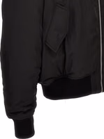 Black Polyester Bomber 4