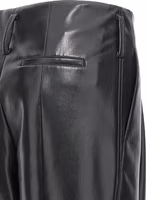 Black Polyester Casual Pants 4