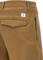 Beige Cotton Casual Pants 4