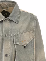 Bicolor Cotton Denim Jacket 3
