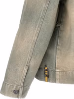 Bicolor Cotton Denim Jacket 4