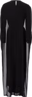 Black Silk Long Dress 2