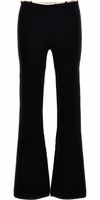 Black Wool Casual Pants 1