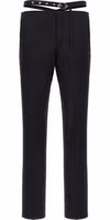 بنطال أسود من الصوف البكر بقصة رسمية 1