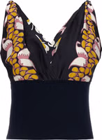 Black Silk Tank Tops 1