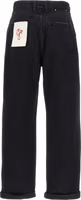 Black Cotton Relaxed Fit Jeans 2