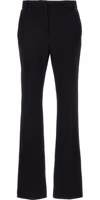 Black Cotton Casual Pants 1