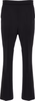 Black Virgin Wool Cropped Pants 1