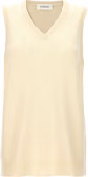 Bicolor Wool Sleeveless Jacket 1