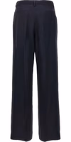 Blue Viscose Casual Pants 2