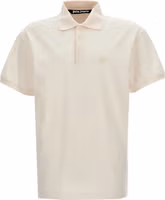 White Polyester Polo Shirt 1