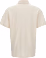 White Polyester Polo Shirt 2
