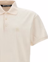 White Polyester Polo Shirt 3