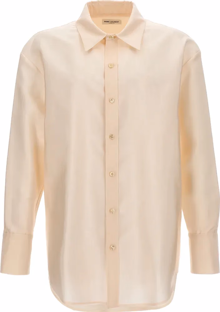 Beige Acetate Blouse