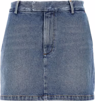 Blue Cotton Long Skirt 1