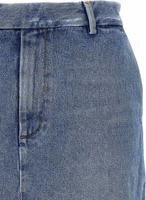 Blue Cotton Long Skirt 3